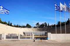 Das Panathinaiko Stadion in Athen