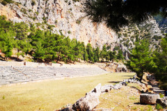 Das Antikes Stadion von Delphi